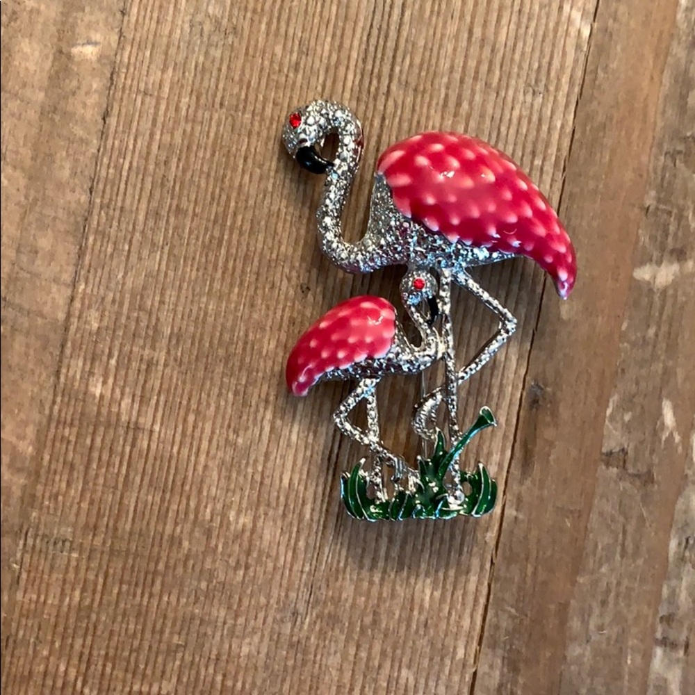 Flamingo Brooch/Pin